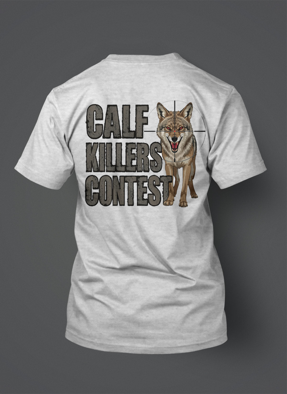 Official Varminter Magazine Calf Killers Contest Coyote in the Crosshairs Shirt