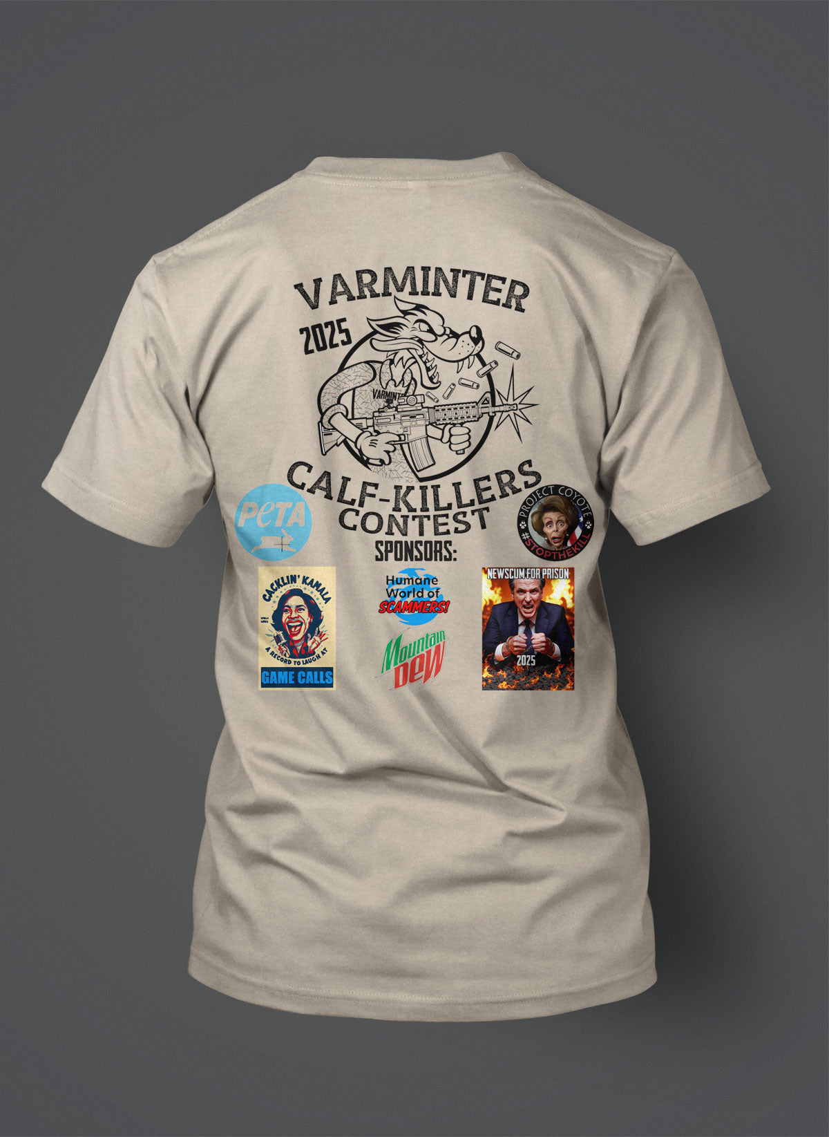 Official Varminter Magazine Calf Killers Contest Sponsor Shirt