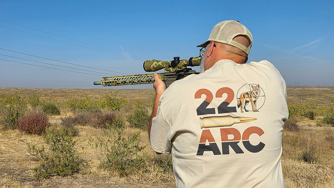 .22 ARC (Advanced Rifle Cartridge) - T-Shirt - Coyote