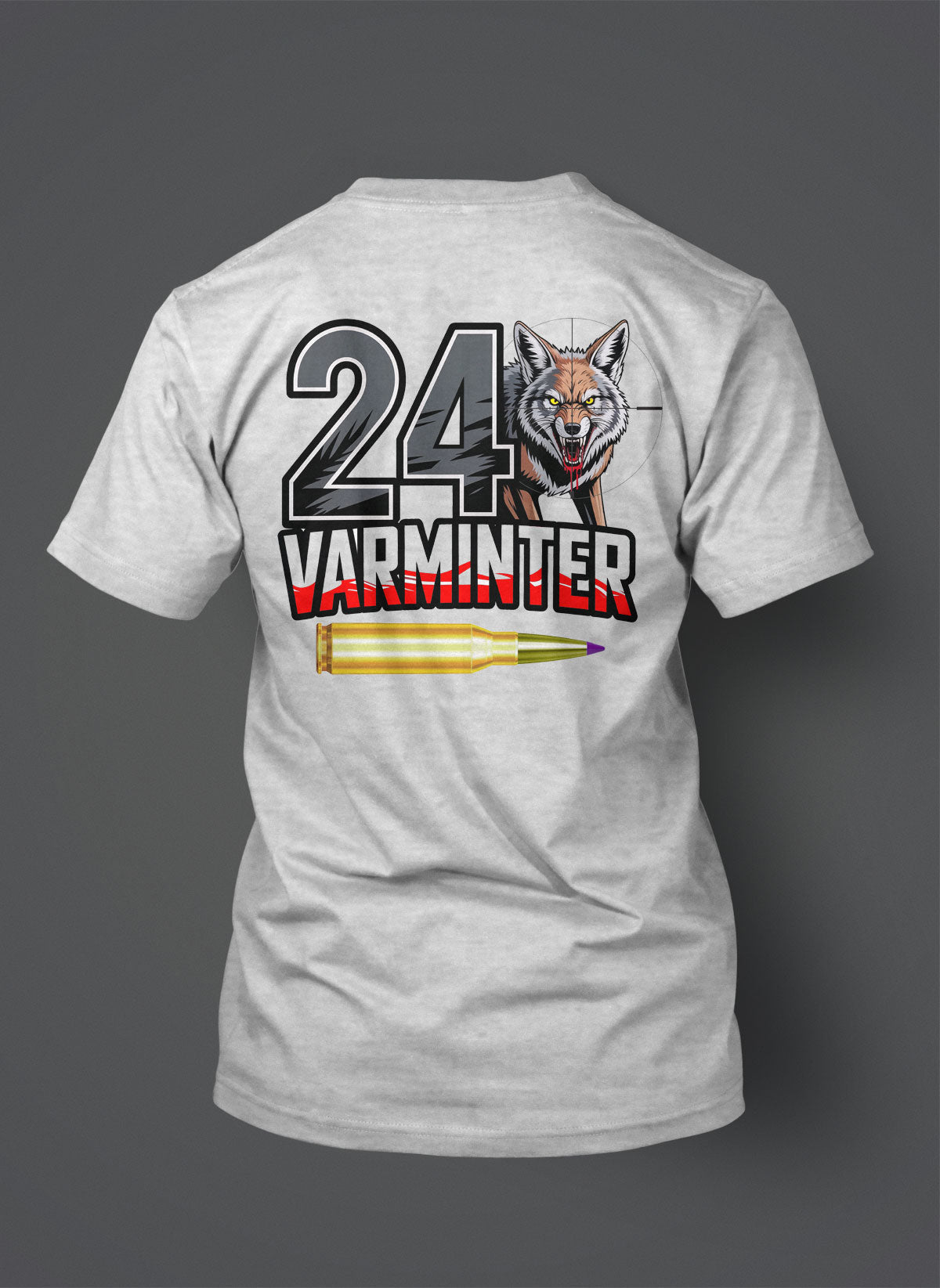 24 Varminter - T-Shirt - Coyote in the Crosshairs