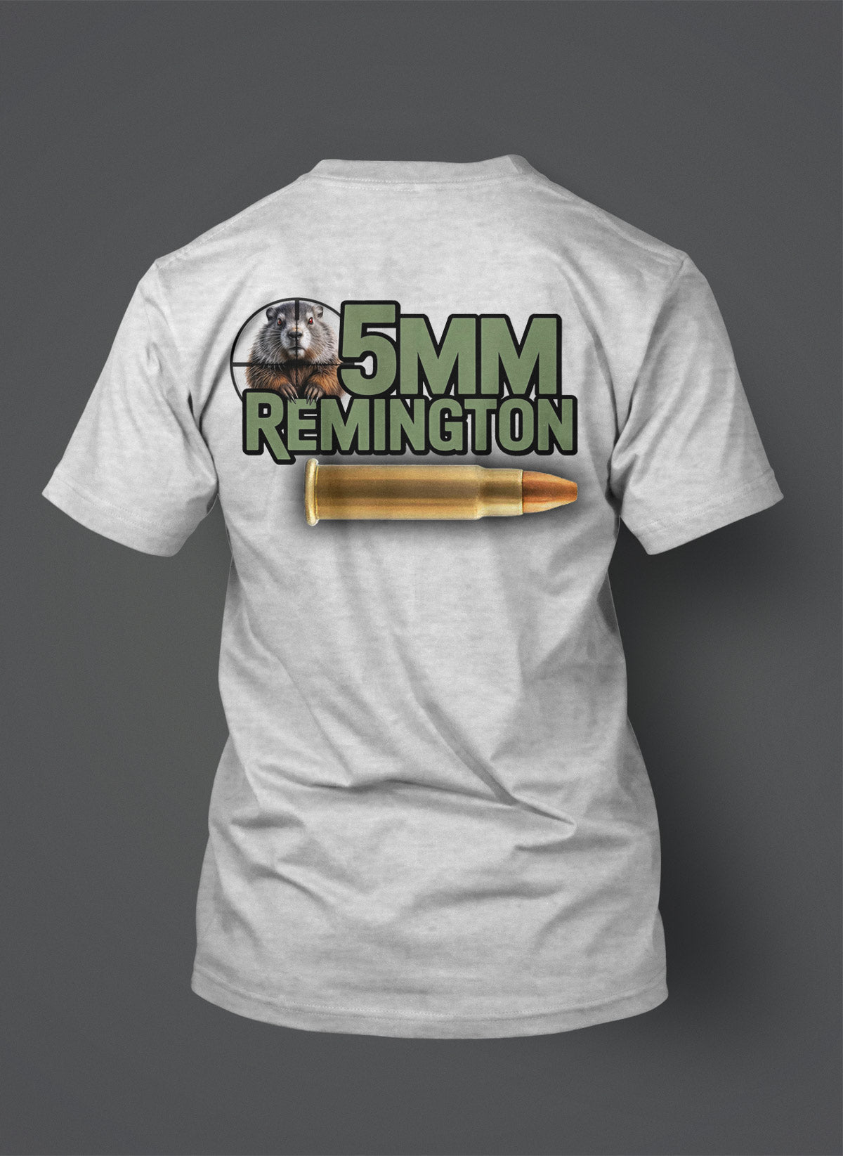 5mm Remington - T-Shirt - Groundhog - Rockchuck