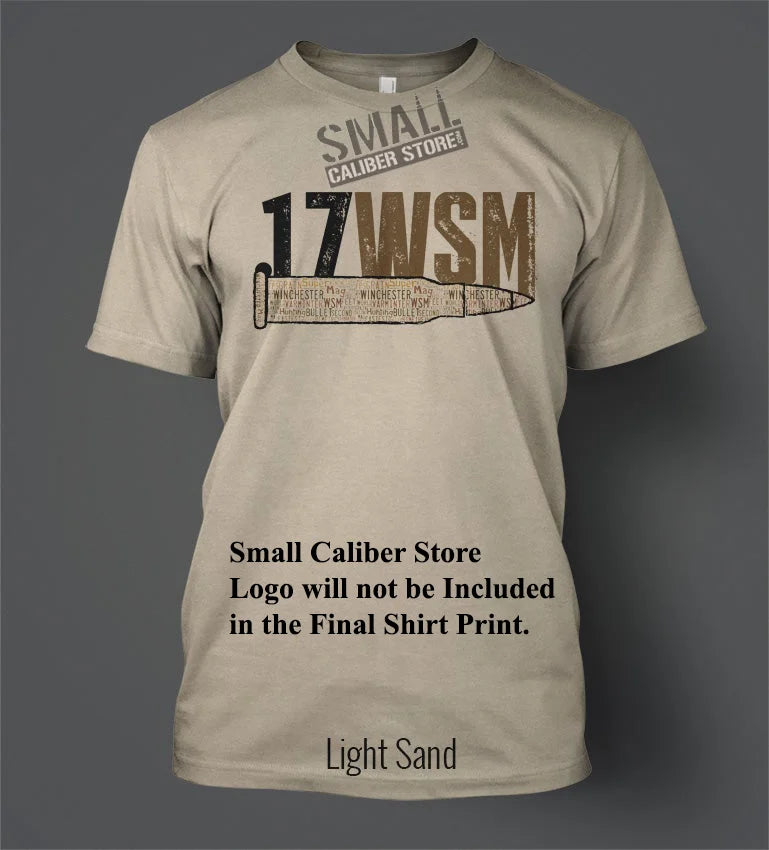 .17WSM T-Shirt - Word Cloud Front Print Brown