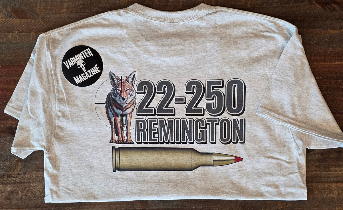 .22-250 Remington - T-Shirt - Coyote - Simple