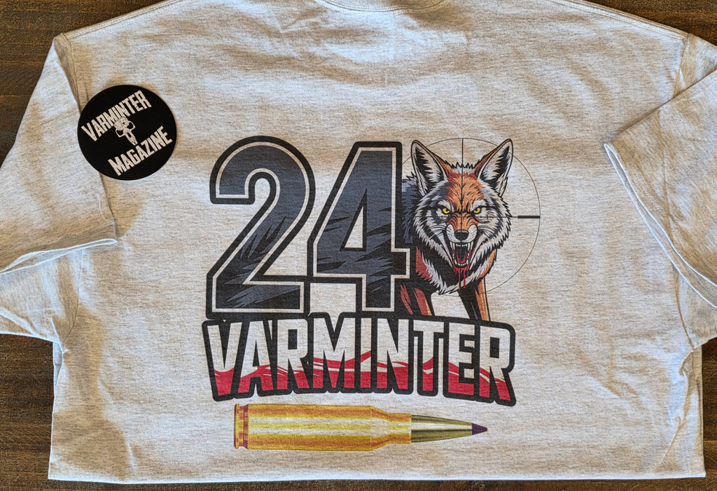 24 Varminter - T-Shirt - Coyote in the Crosshairs