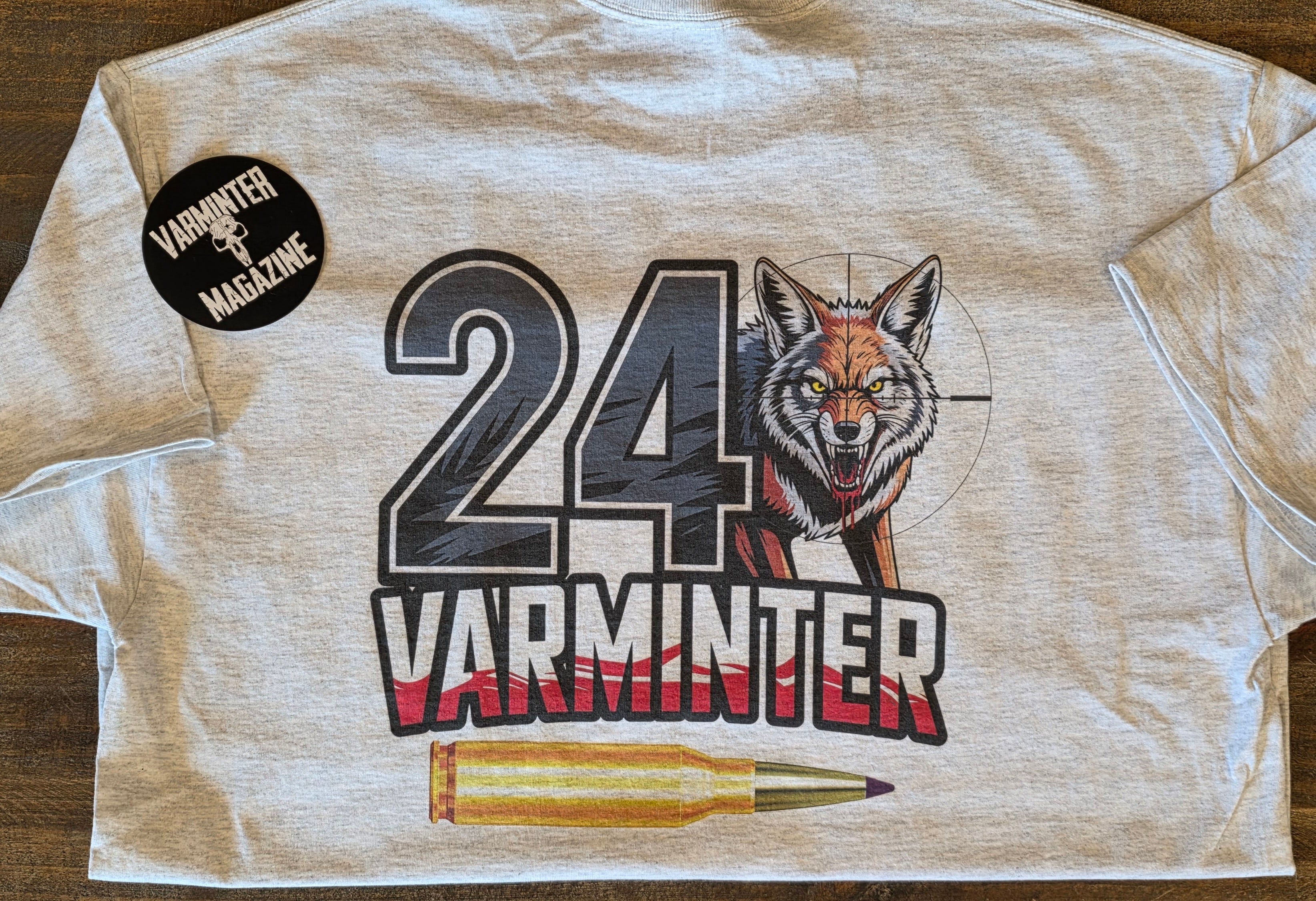 24 Varminter - T-Shirt - Coyote in the Crosshairs