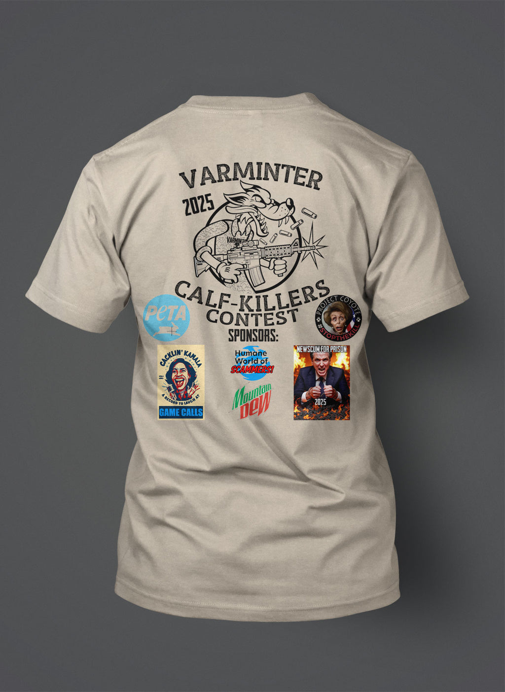 Official Varminter Magazine Calf Killers Contest Sponsor Shirt