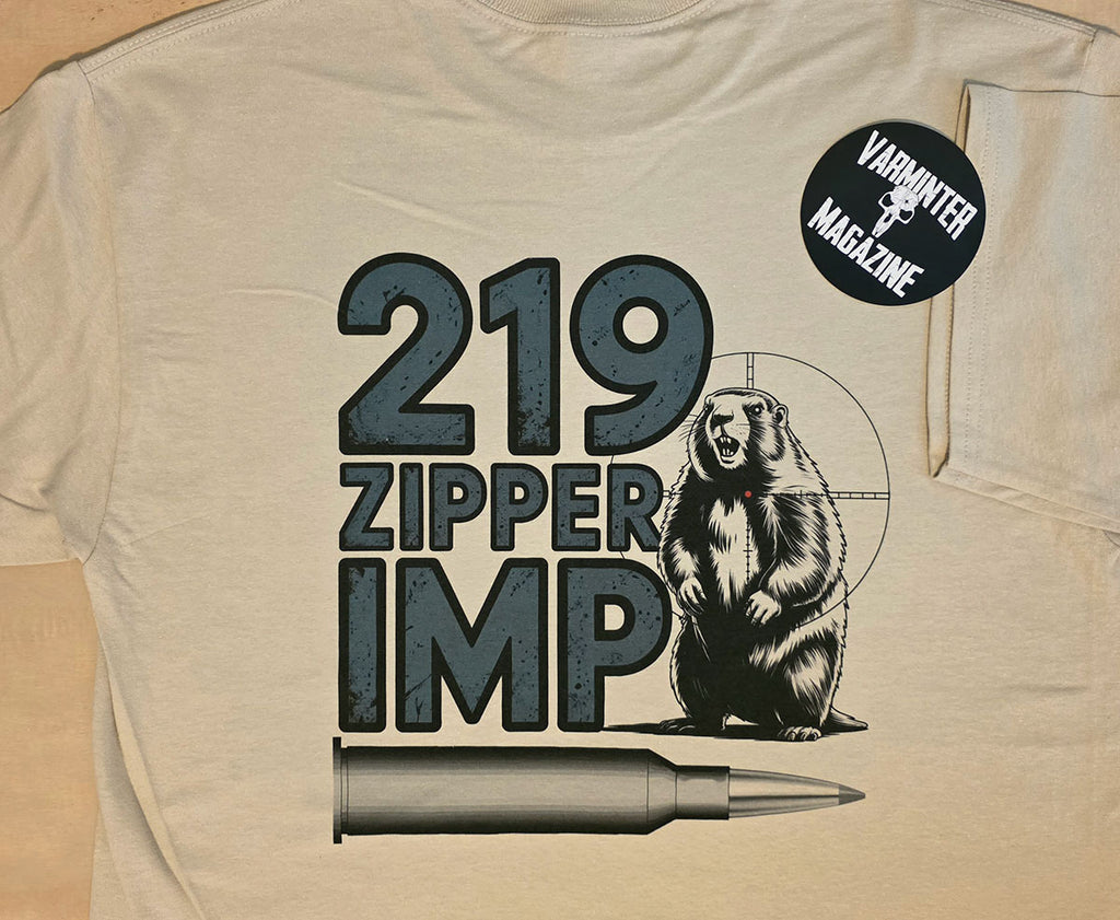 .219 Zipper Improved T-Shirt - Angry Groundhog - Rockchuck