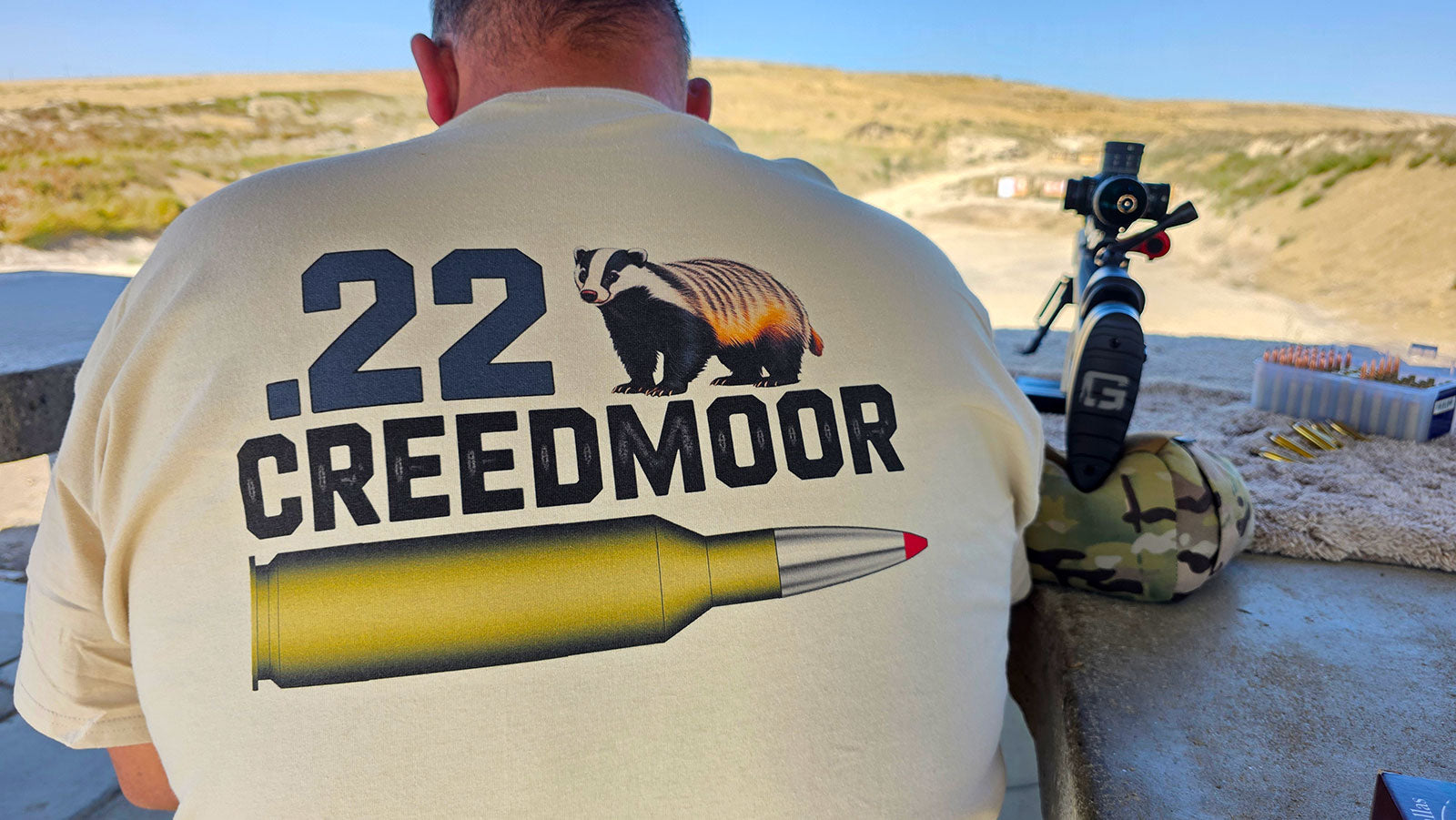 22 Creedmoor - T-Shirt - Badger