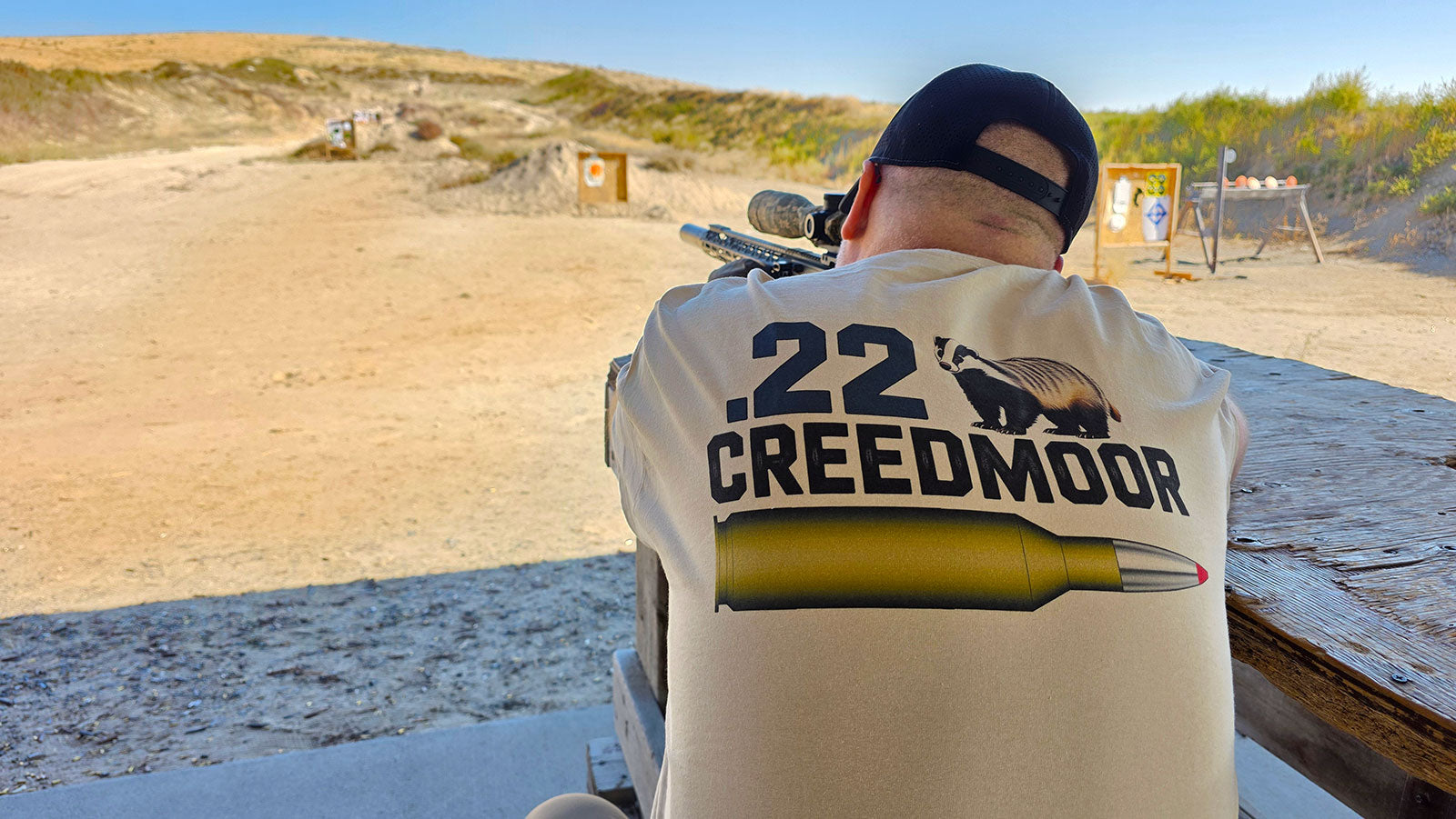 22 Creedmoor - T-Shirt - Badger