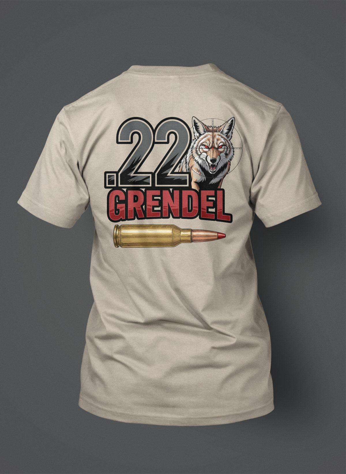 .22 Grendel T-Shirt - Coyote in the Crosshairs