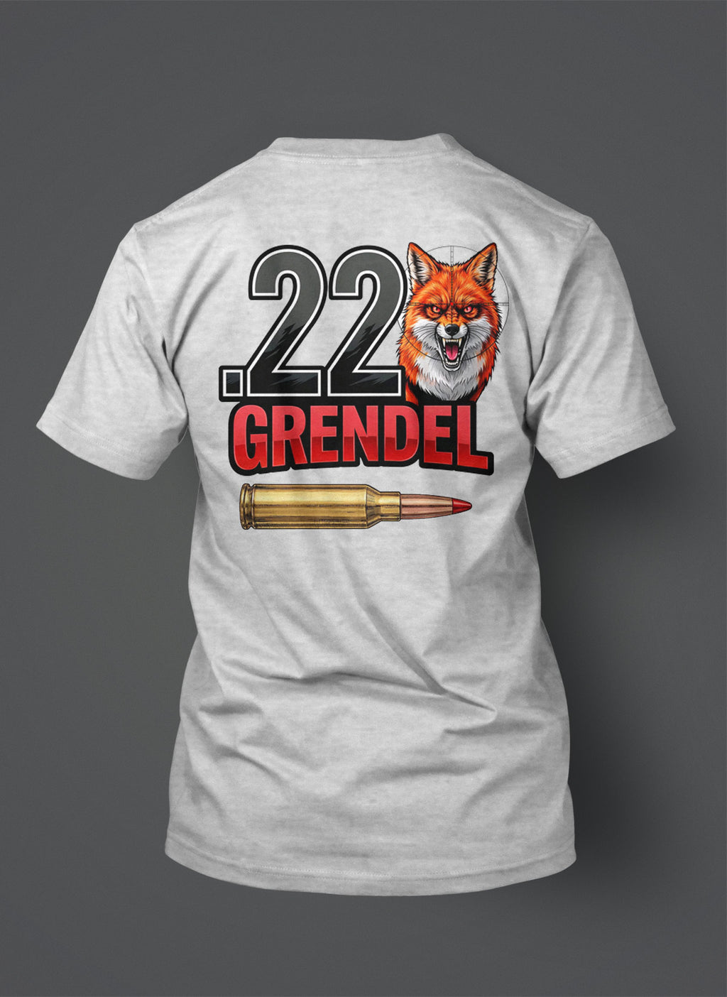 .22 Grendel T-Shirt - Red Fox in the Crosshairs