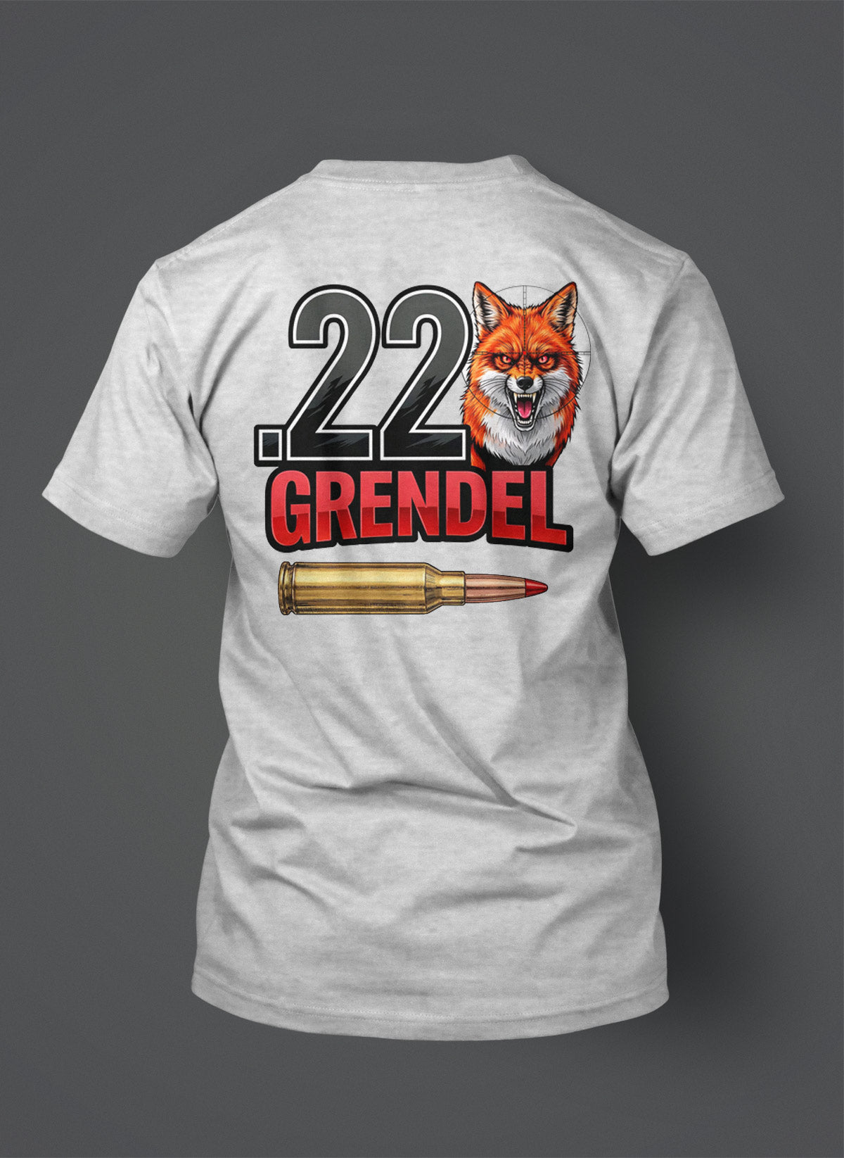 .22 Grendel T-Shirt - Red Fox in the Crosshairs