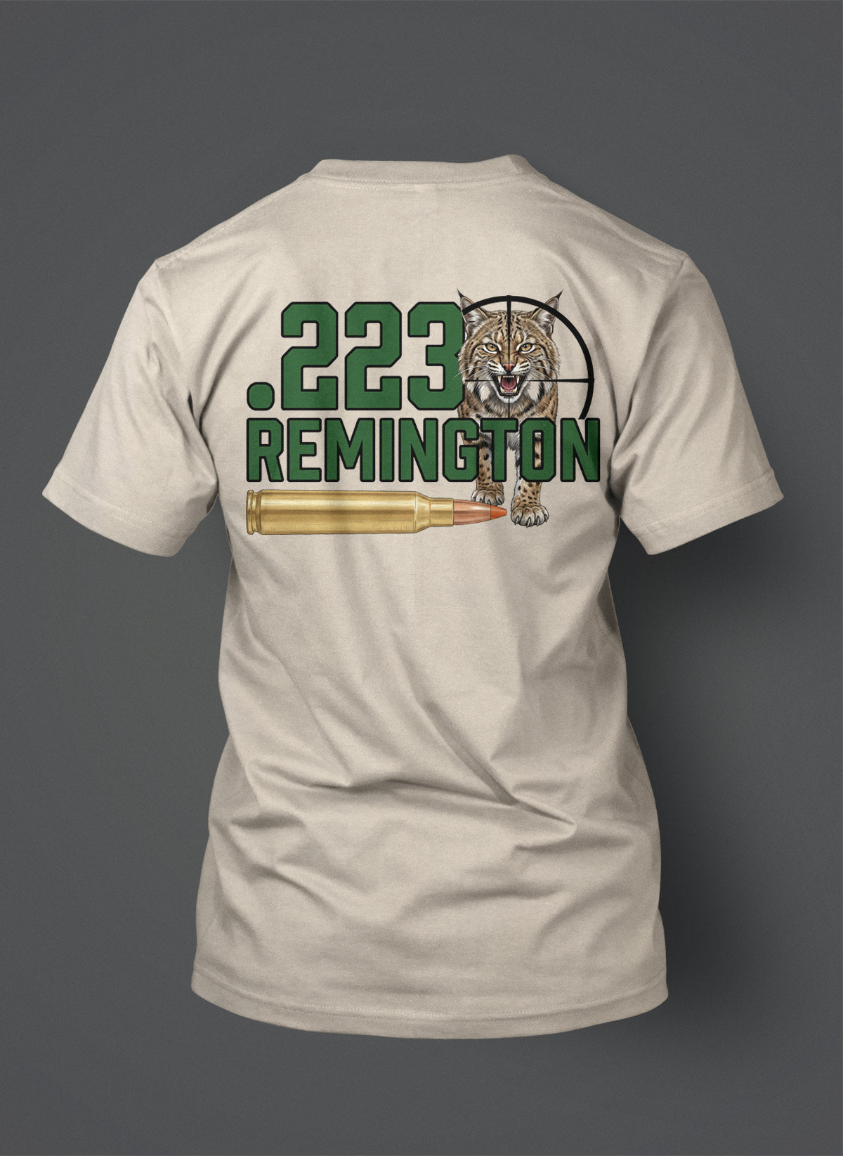 .223 Remington T-Shirt - Bobcat in the Crosshairs