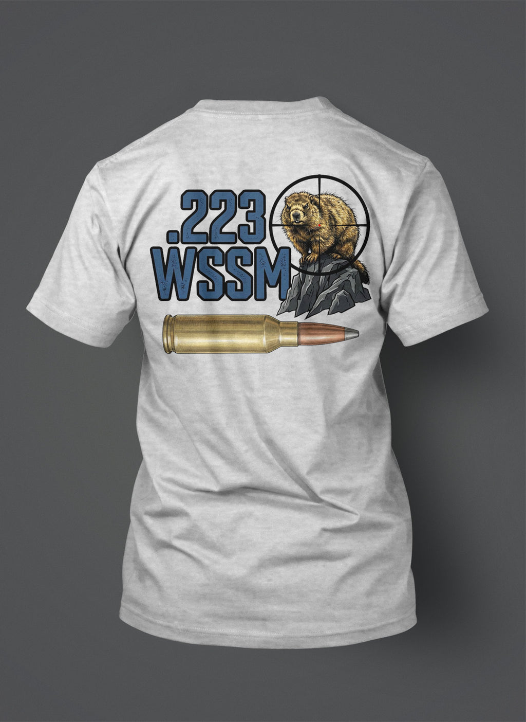 223 Winchester Super Short Magnum (WSSM) - Angry Rockchuck T-Shirt