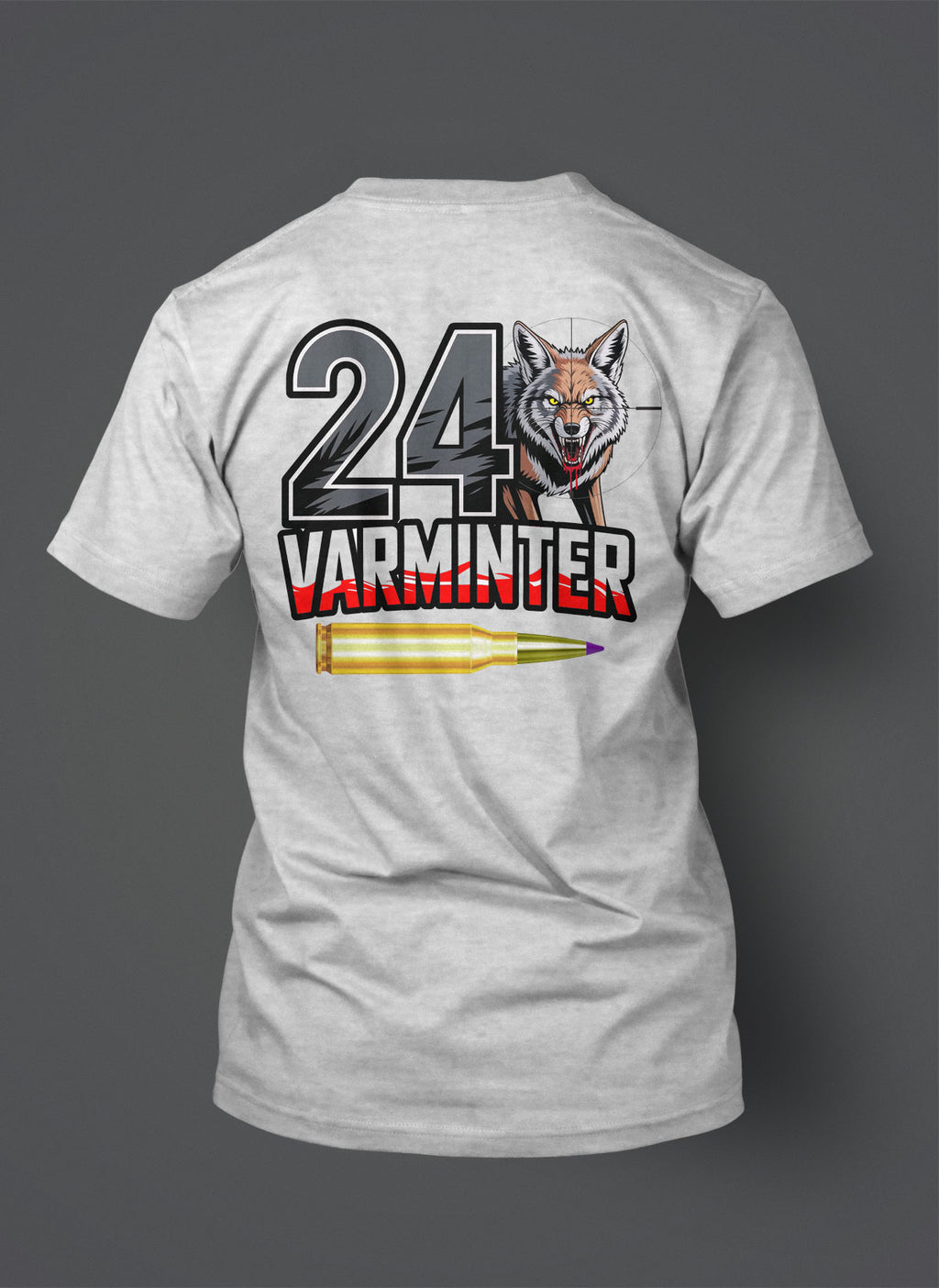 24 Varminter - T-Shirt - Coyote in the Crosshairs