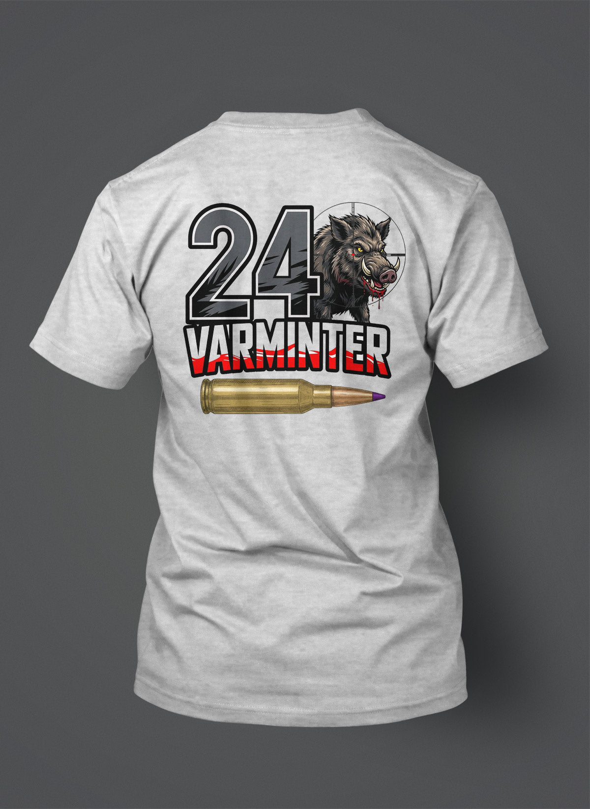 24 Varminter - T-Shirt - Wild Hog in the Crosshairs