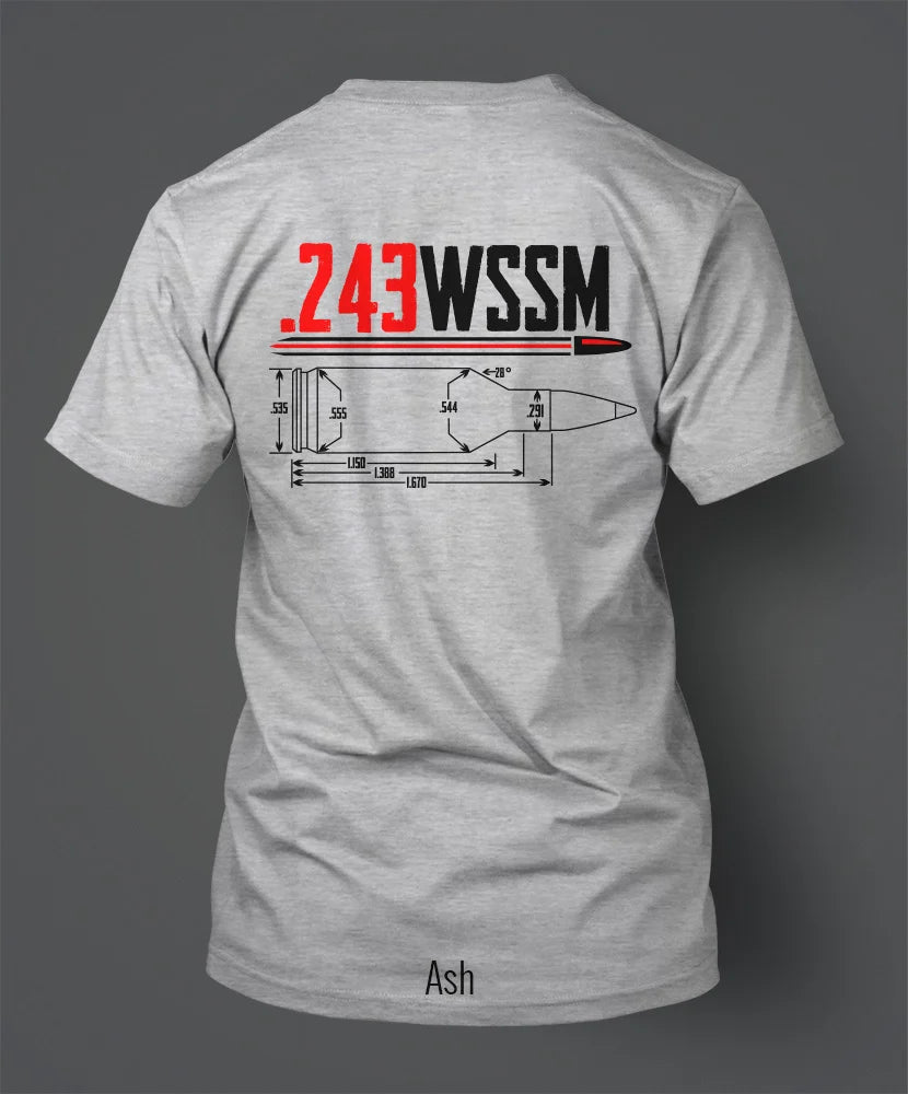 243 Winchester Super Short Magnum (WSSM) T-Shirt