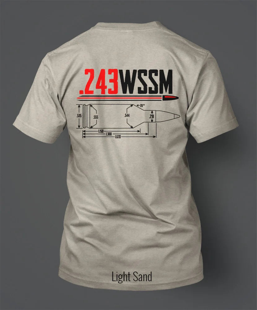 243 Winchester Super Short Magnum (WSSM) T-Shirt