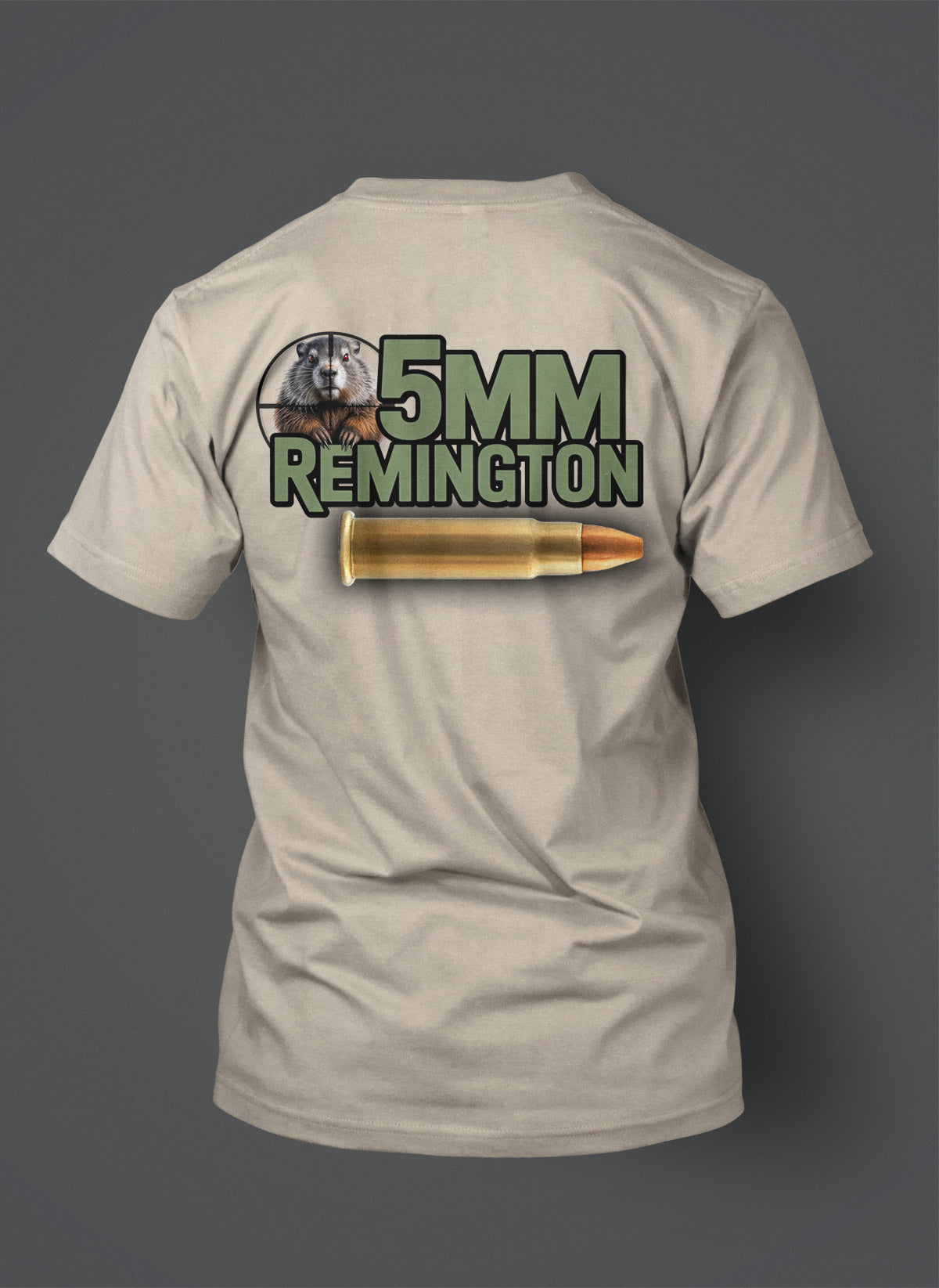 5mm Remington - T-Shirt - Groundhog - Rockchuck
