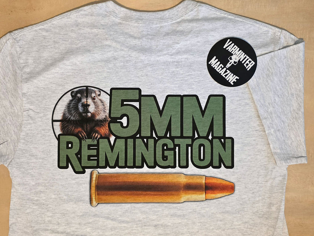 5mm Remington - T-Shirt - Groundhog - Rockchuck
