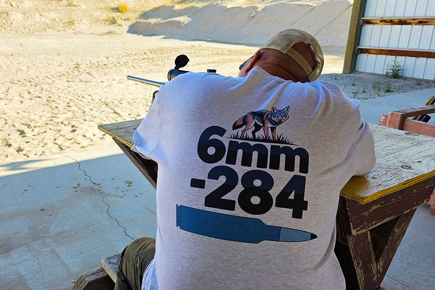 6mm-.284 Winchester - T-Shirt - Coyote