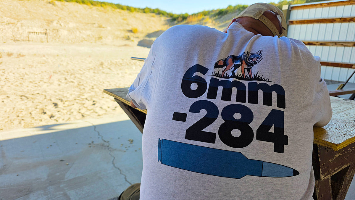 6mm-.284 Winchester - T-Shirt - Coyote