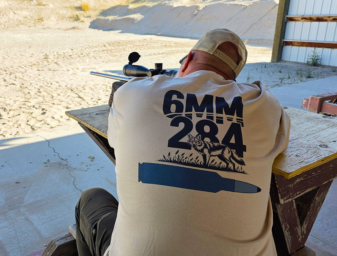 6mm 284 Winchester - T-Shirt - Coyote