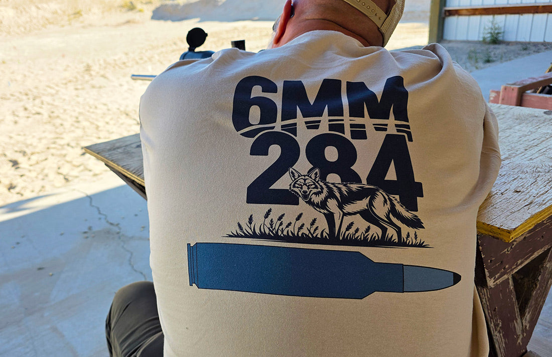 6mm 284 Winchester - T-Shirt - Coyote